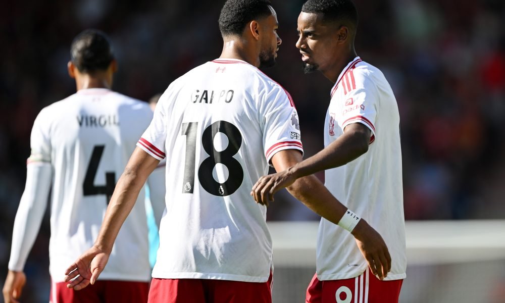 Liverpool confirma lesões de Gakpo e Isak durante Data Fifa