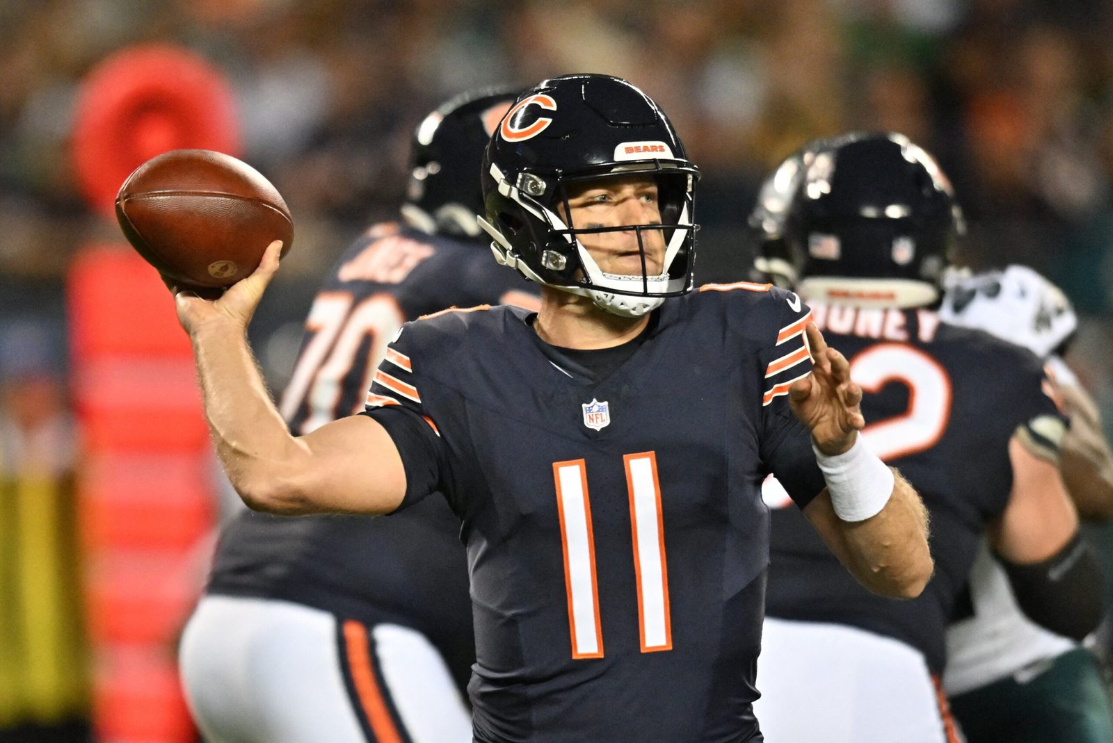 NFL: Terceiro reserva brilha, e Bears dominam os Eagles