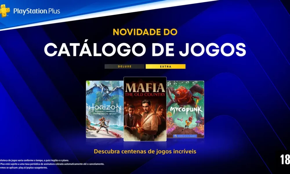Sony anuncia novidades do mês para o catálogo de jogos do PlayStation Plus