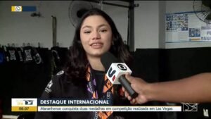 Maria Clara conquista dois ouros em torneio internacional de jiu-jítsu nos Estados Unidos