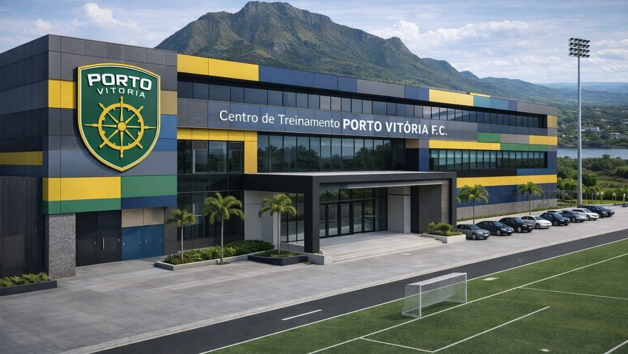 Porto Vitória retoma obras de CT com investimento de mais de R$ 8 milhões na 1ª fase; veja fotos