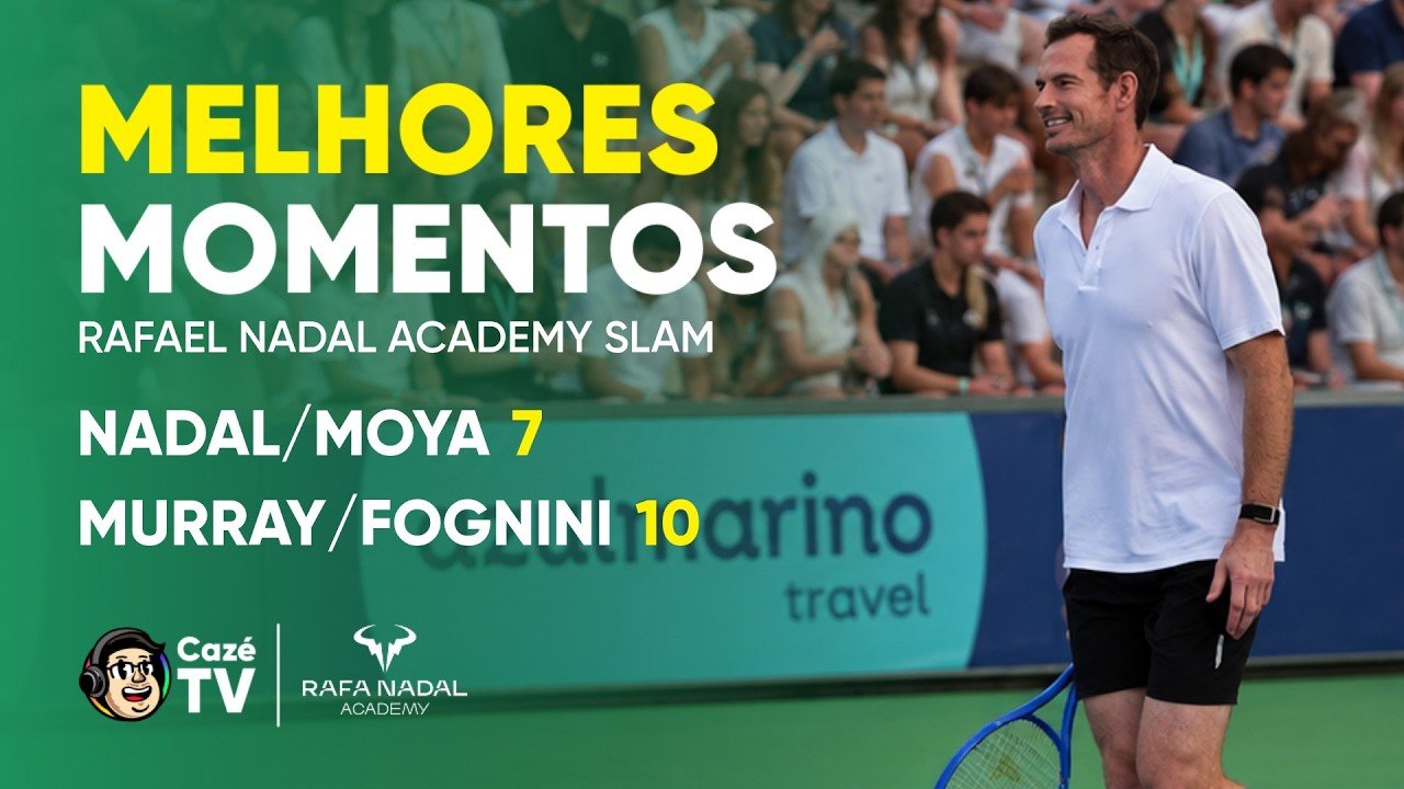 MELHORES MOMENTOS: NADAL/MOYA X MURRAY/FOGNINI | RAFA NADAL ACADEMY SLAM | JOGO 6