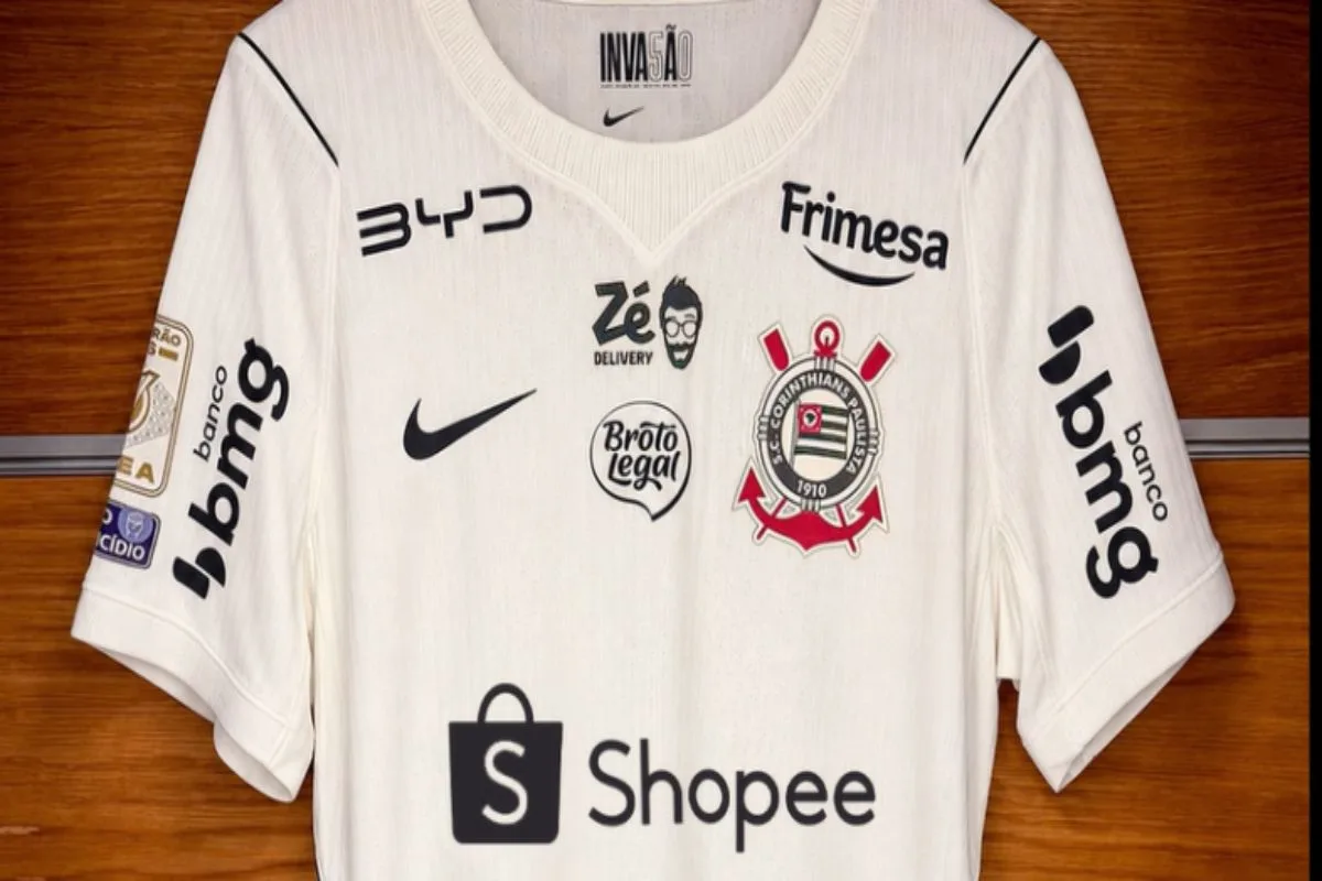 Shopee estreia como patrocinadora máster do Corinthians