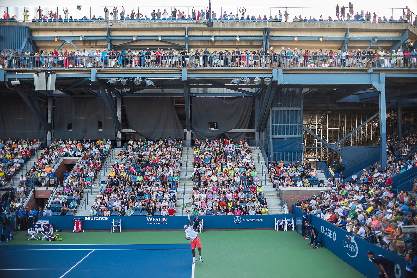 2015 US Open Tennis - Tournament - Donald Young (USA) def. Viktor Troicki (SRB) (22)