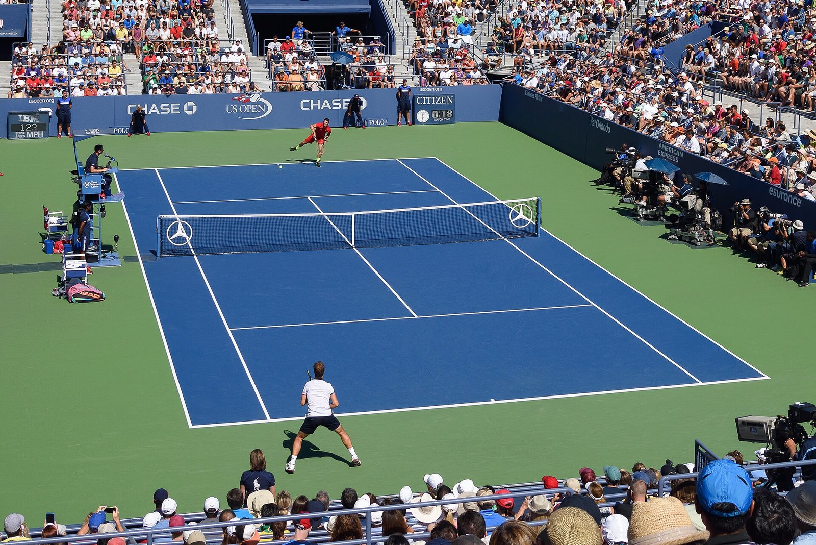 2015 US Open Tennis - Tournament - Richard Gasquet (FRA) (12) def. Bernard Tomic (AUS) (24)