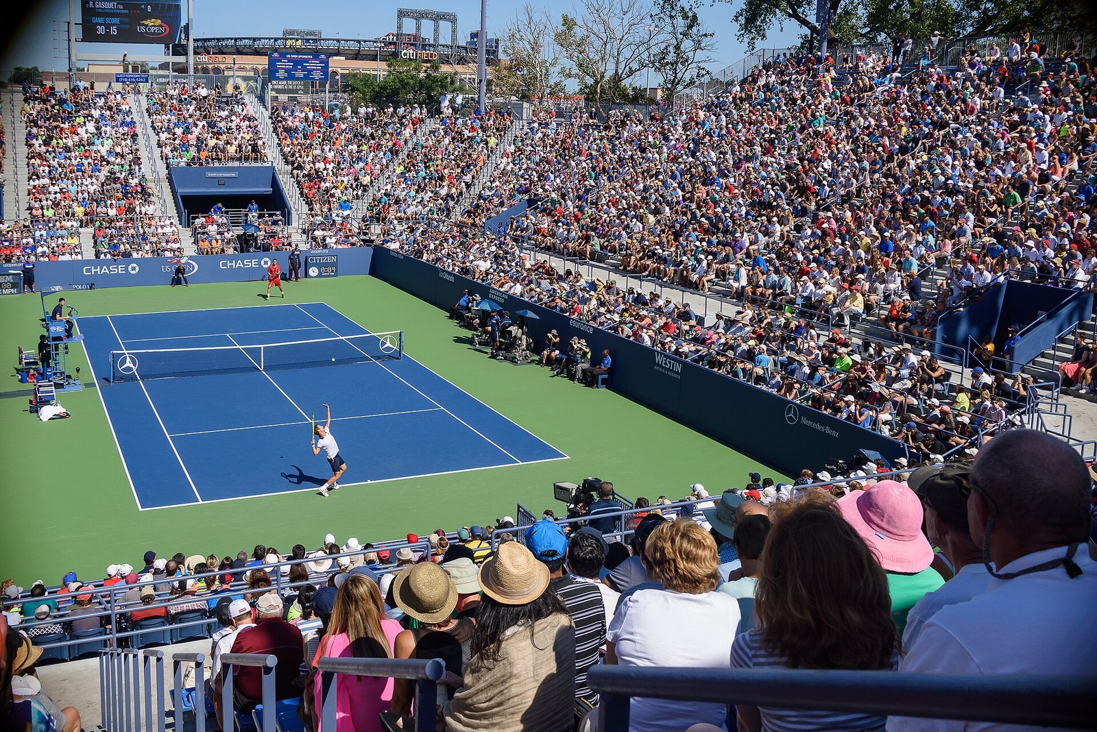 2015 US Open Tennis - Tournament - Richard Gasquet (FRA) (12) def. Bernard Tomic (AUS) (24)