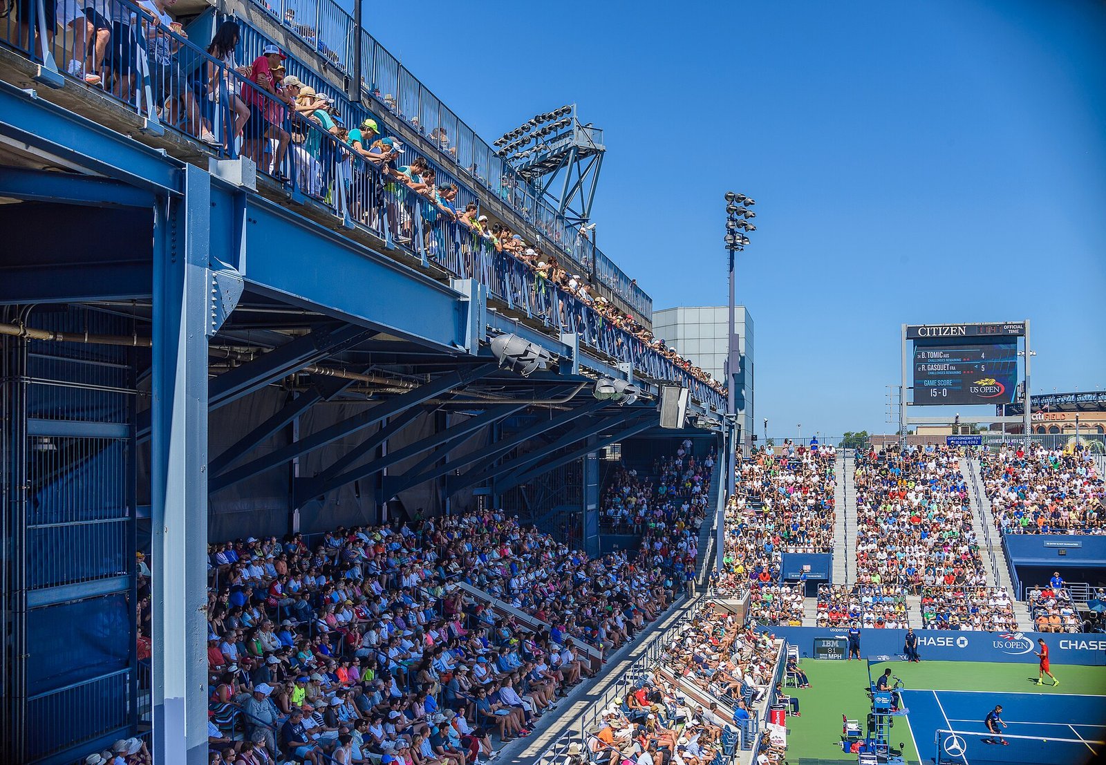 2015 US Open Tennis - Tournament - Richard Gasquet (FRA) (12) def. Bernard Tomic (AUS) (24)