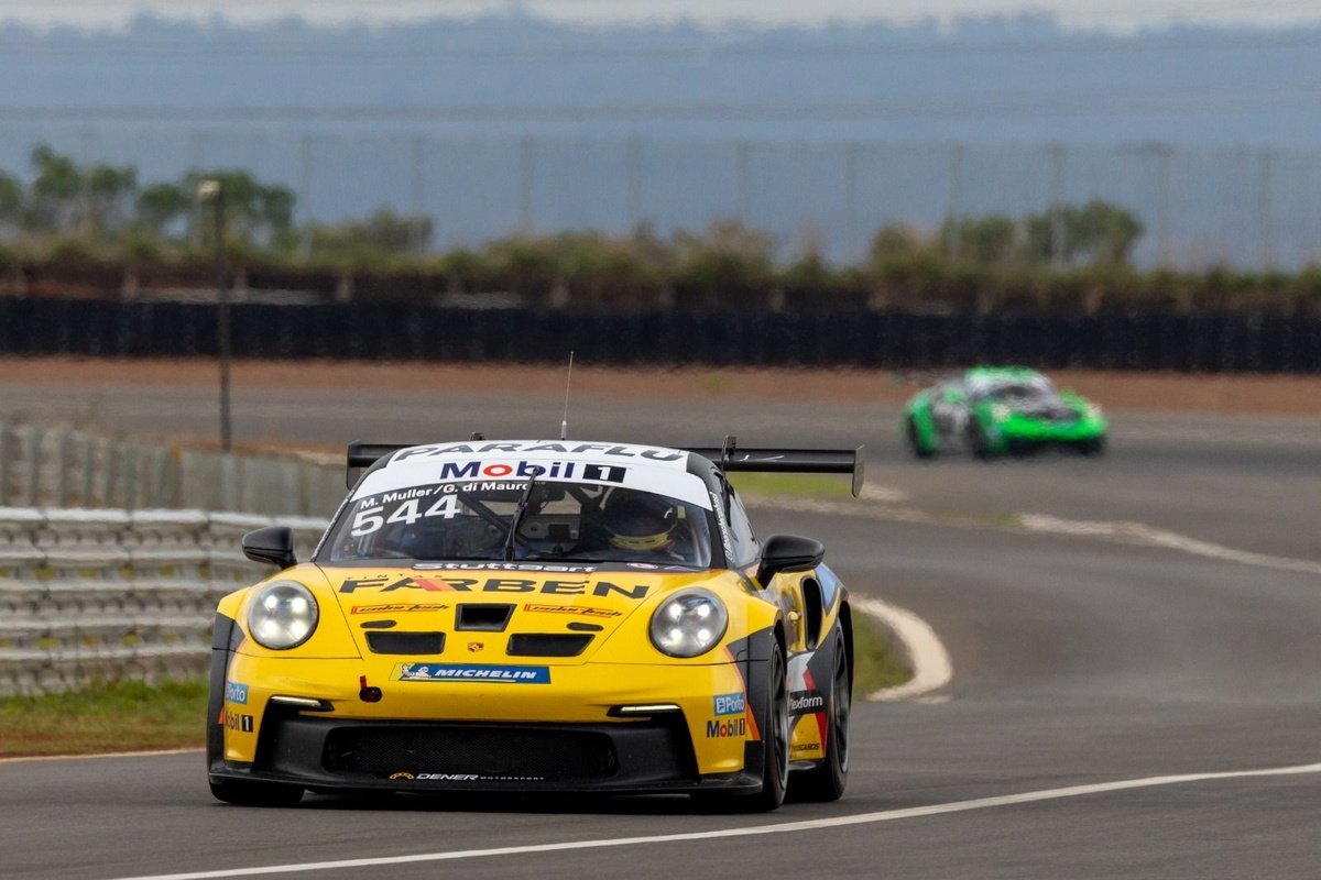 Porsche Cup: Dupla Muller/Di Mauro termina em segundo em Brasília