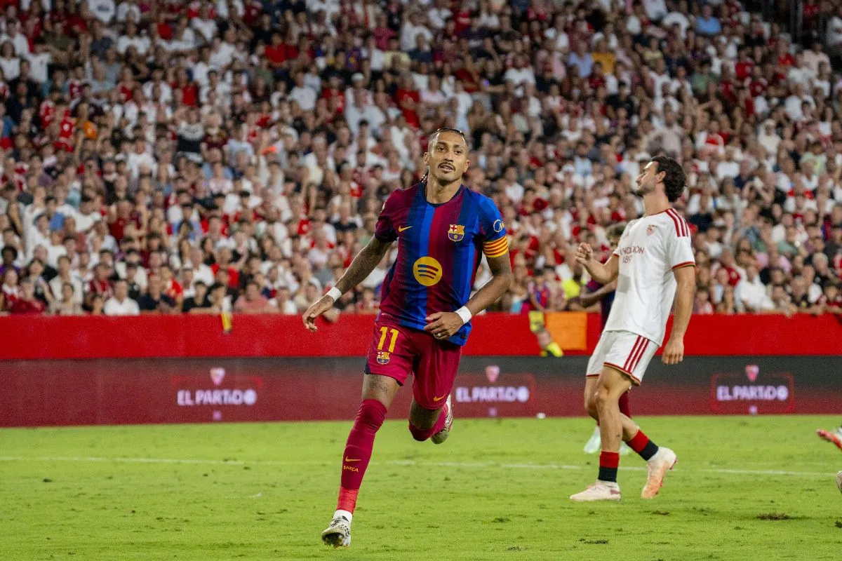 Raphinha não tem lesão e pode enfrentar o Getafe pelo Barcelona