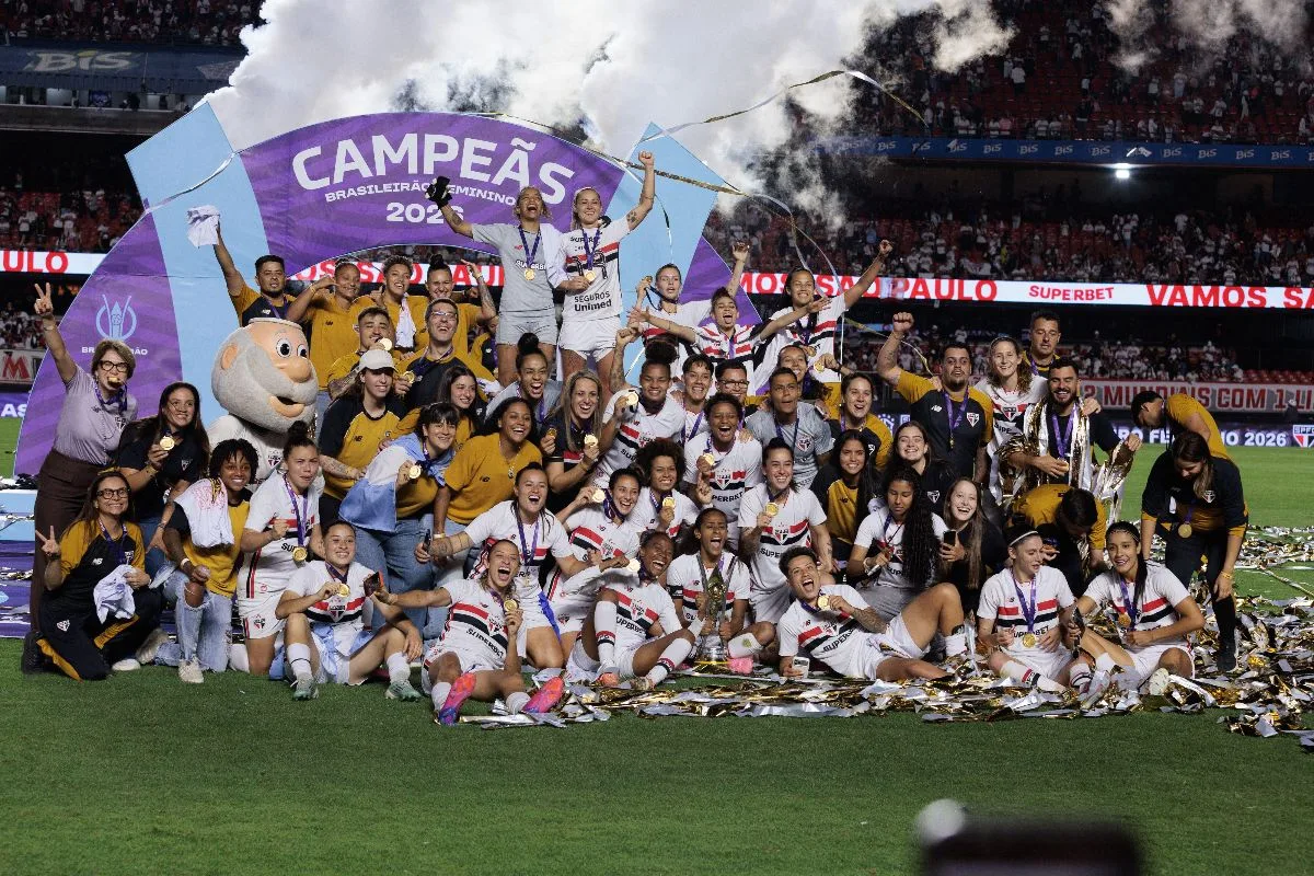São Paulo empata com Corinthians e vence o Brasileiro Feminino