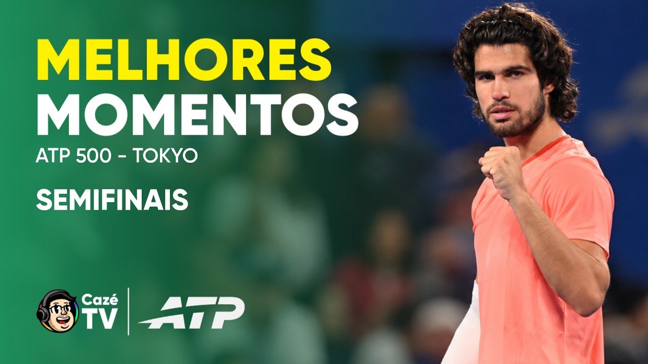 ALCARAZ E LEHECKA VENCEM E VÃO DECIDIR O TÍTULO! | SEMIFINAIS | ATP 500 DE TÓQUIO