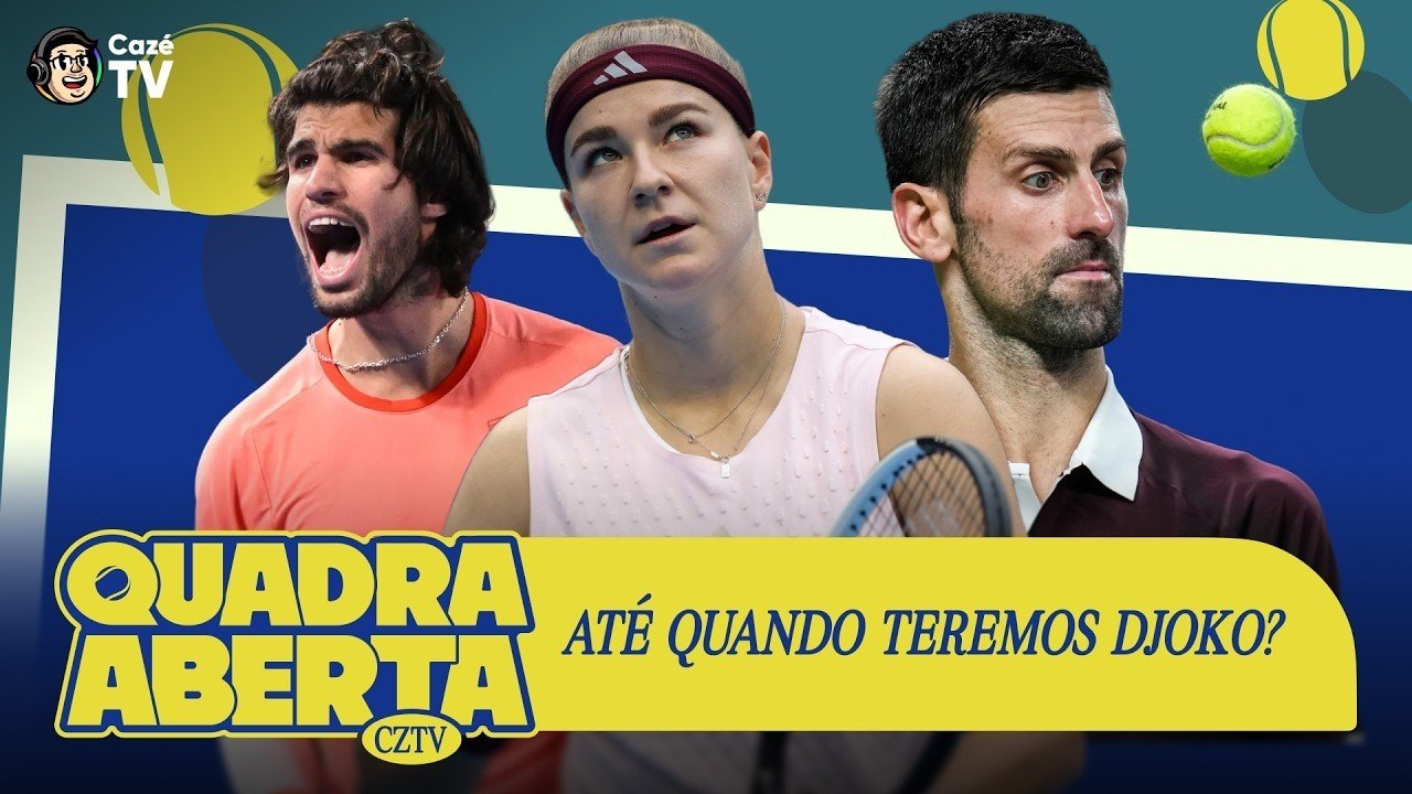 AO VIVO: A EVOLUÇÃO DO TÊNIS FEMININO E ATÉ ONDE VAI DJOKOVIC? | QUADRA ABERTA