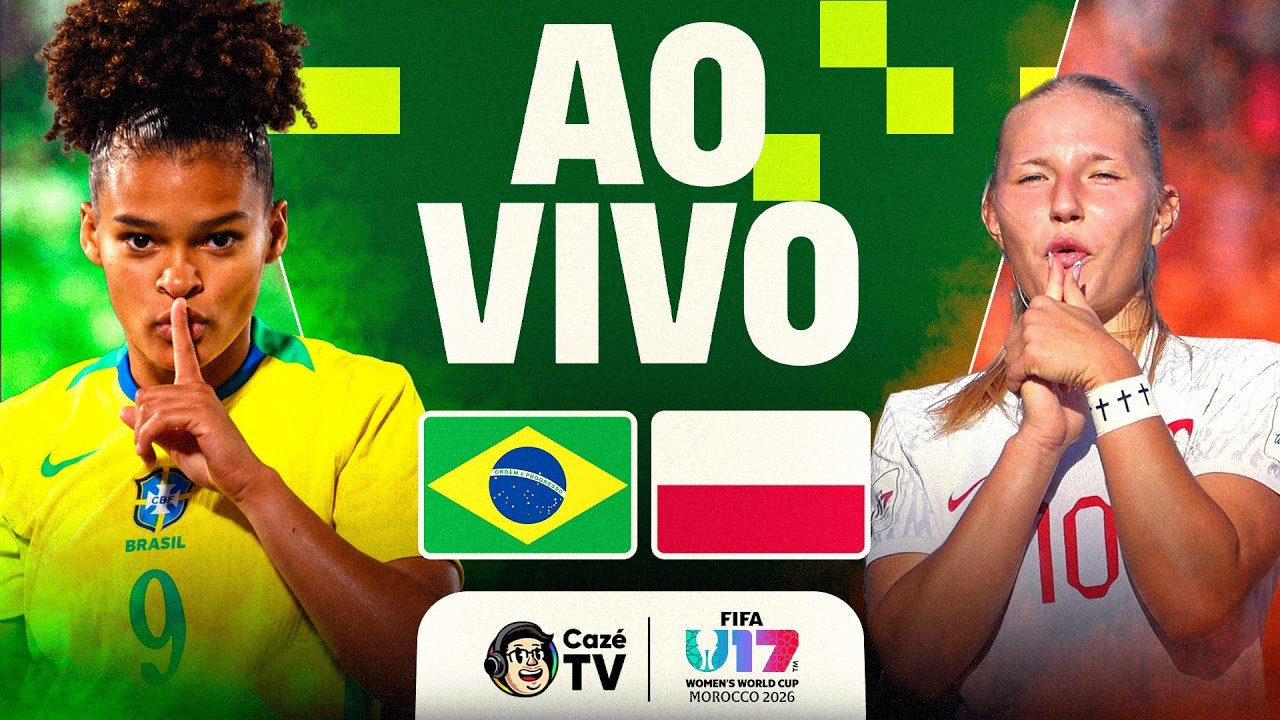AO VIVO: BRASIL X POLÔNIA | COPA DO MUNDO FEMININA SUB-17 2026 | OITAVAS DE FINAL