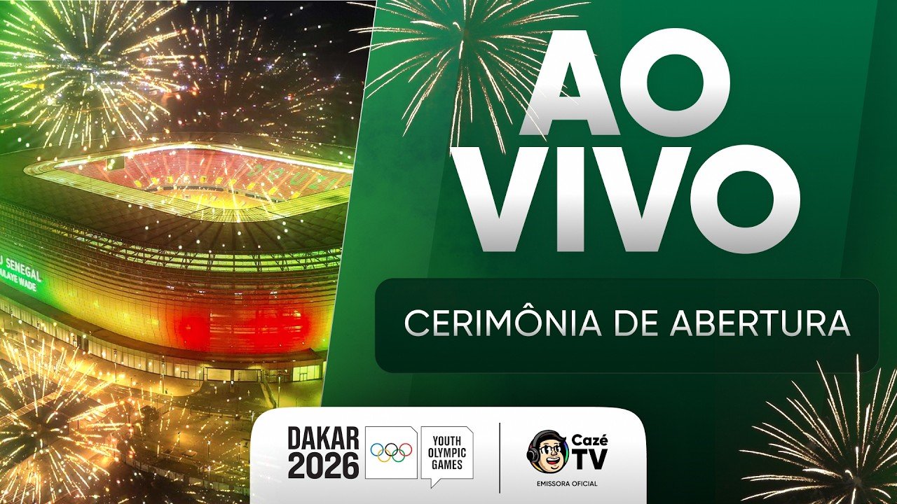 AO VIVO: CERIMÔNIA DE ABERTURA | JOGOS OLÍMPICOS DA JUVENTUDE DAKAR 2026
