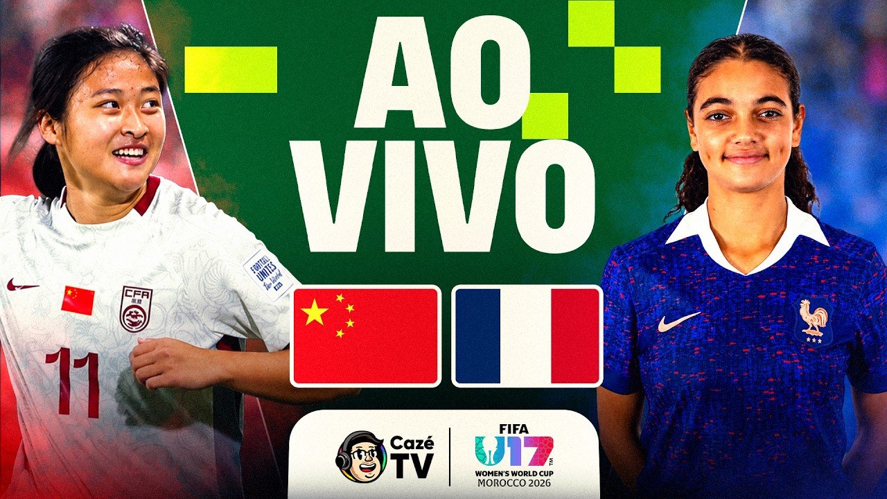 AO VIVO: CHINA X FRANÇA | COPA DO MUNDO FEMININA SUB-17 2026 | OITAVAS DE FINAL