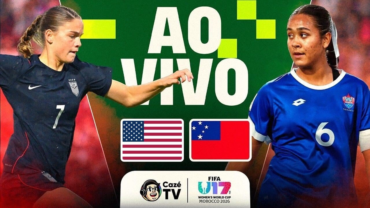 AO VIVO: ESTADOS UNIDOS X SAMOA | COPA DO MUNDO FEMININA SUB-17 FIFA 2026 | 1ª RODADA