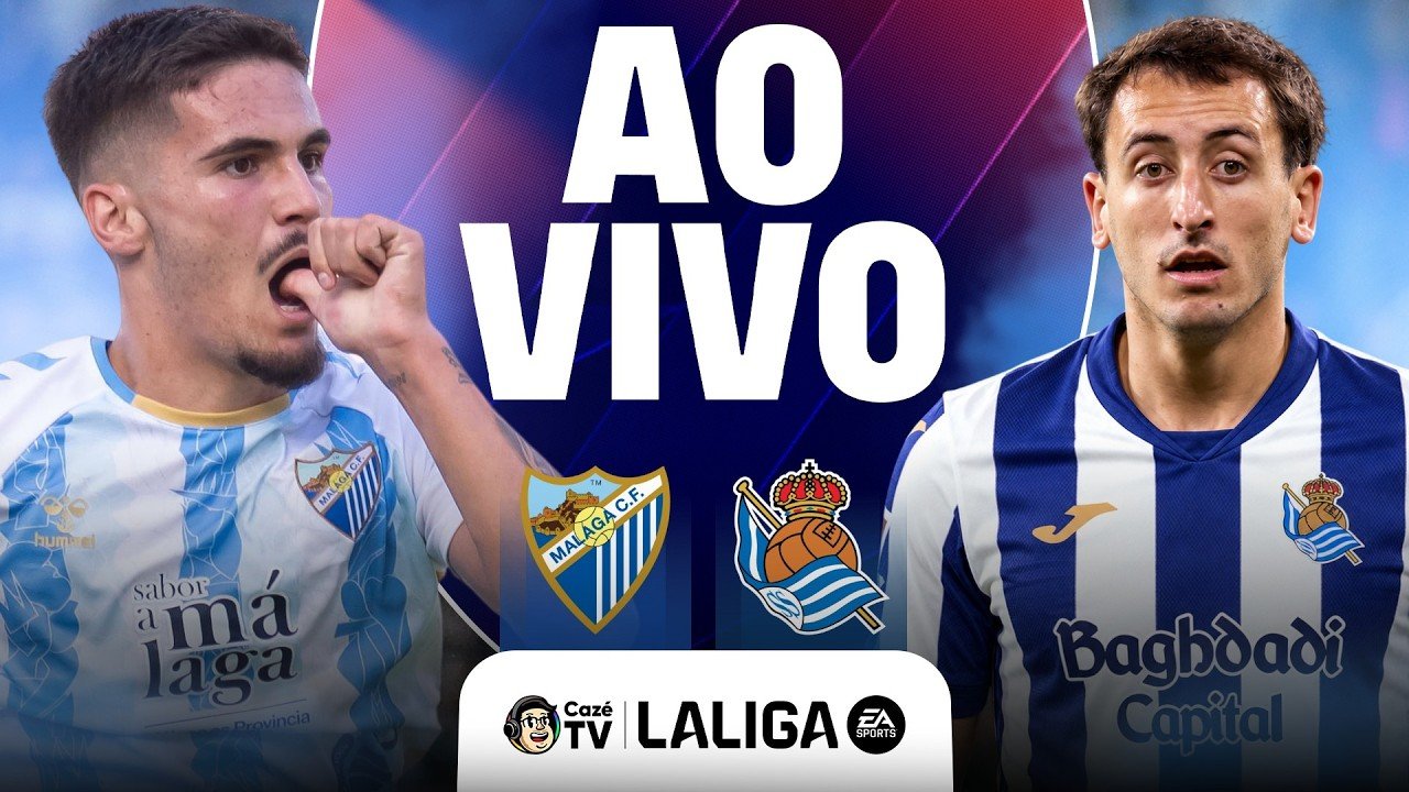 AO VIVO: MÁLAGA X REAL SOCIEDAD | LALIGA 26/27 | 9ª RODADA