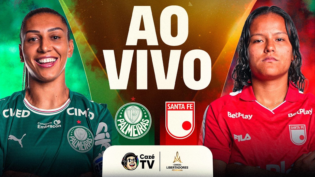 AO VIVO: PALMEIRAS X SANTA FE | LIBERTADORES FEMININA 2026 | QUARTAS DE FINAL
