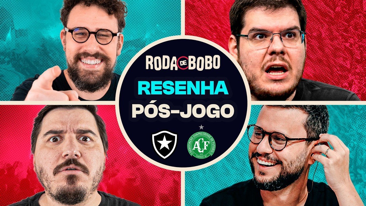 AO VIVO: RESENHA PÓS-JOGO ENTRE BOTAFOGO X CHAPECOENSE | RODA DE BOBO