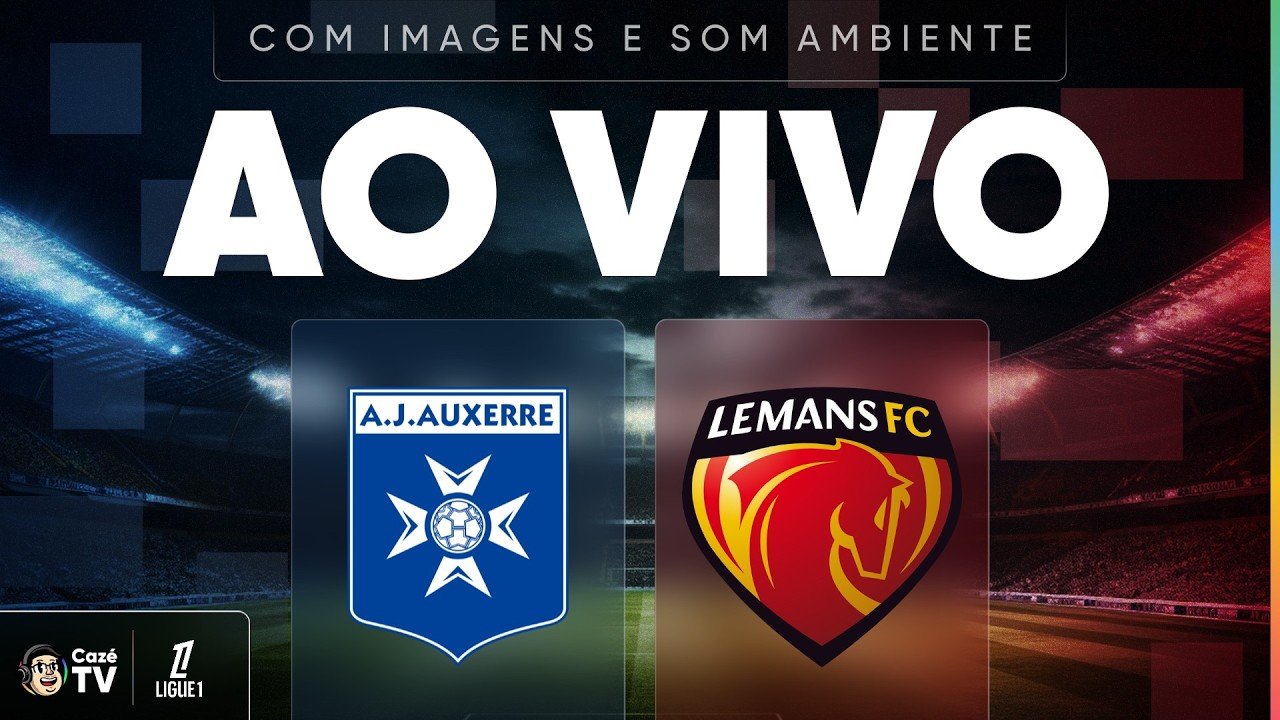 AO VIVO (SOM AMBIENTE): AUXERRE X LE MANS | LIGUE 1 26/27 | 8ª RODADA