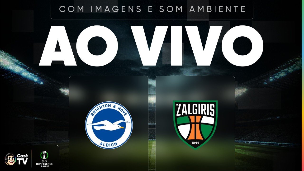 AO VIVO (SOM AMBIENTE): BRIGHTON X KAUNO ŽALGIRIS | CONFERENCE LEAGUE 26/27 | 1ª RODADA