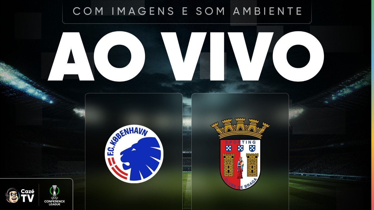 AO VIVO (SOM AMBIENTE): COPENHAGEN X BRAGA | CONFERENCE LEAGUE 26/27 | 1ª RODADA
