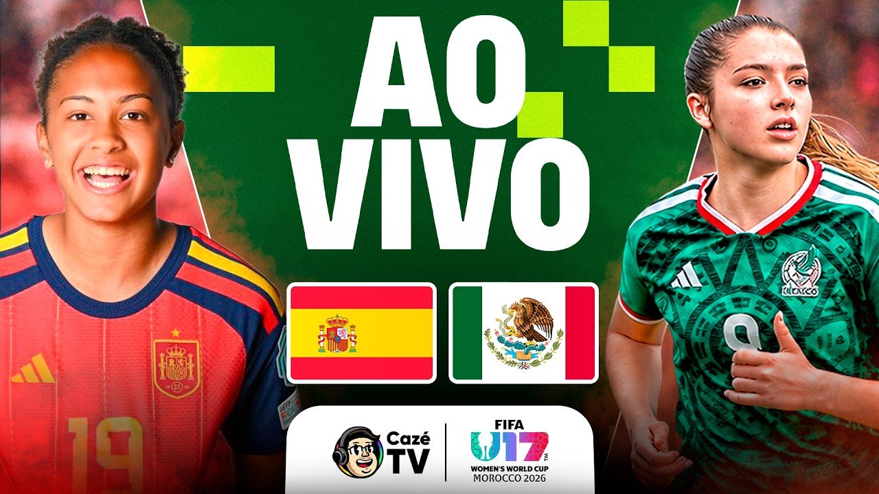 AO VIVO (SOM AMBIENTE): ESPANHA X MÉXICO | COPA DO MUNDO FEMININA SUB-17 FIFA 2026 | 1ª RODADA
