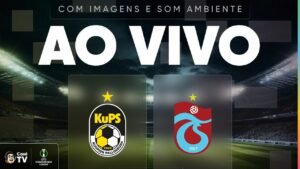 AO VIVO (SOM AMBIENTE): KUPS X TRABZONSPOR | CONFERENCE LEAGUE 26/27 | 2ª RODADA