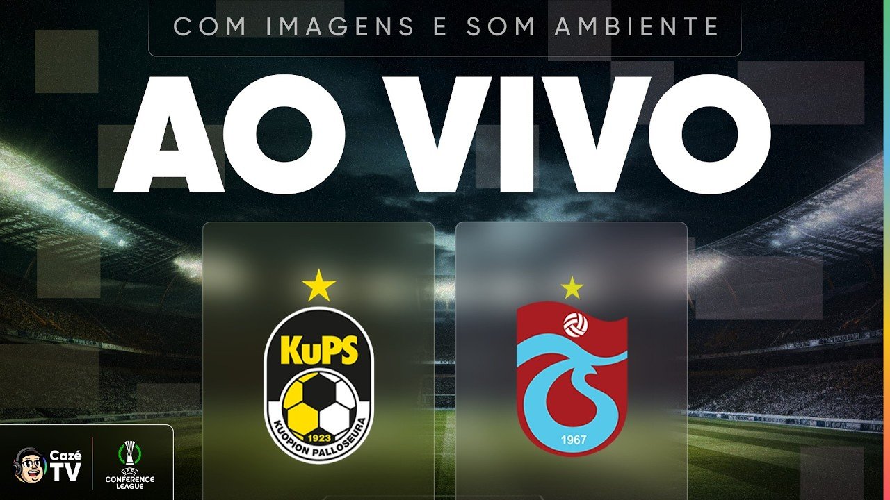 AO VIVO (SOM AMBIENTE): KUPS X TRABZONSPOR | CONFERENCE LEAGUE 26/27 | 2ª RODADA