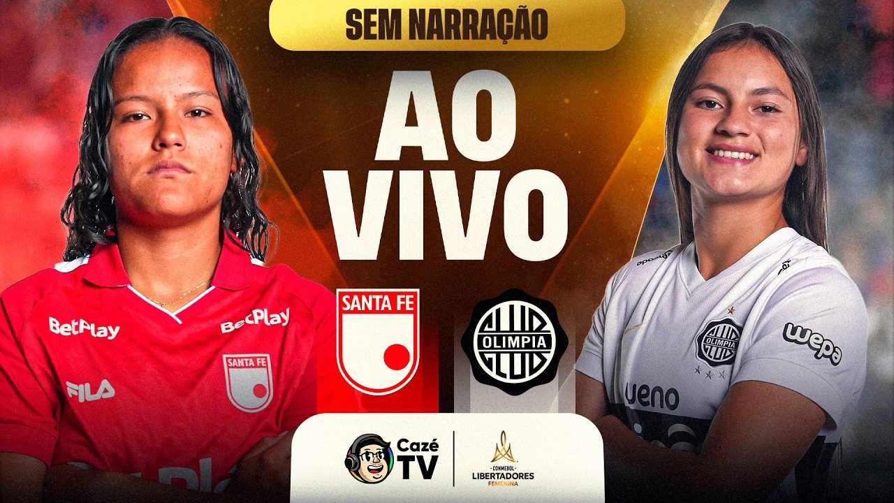AO VIVO (SOM AMBIENTE): SANTA FÉ X OLIMPIA | LIBERTADORES FEMININA 2026 | DISPUTA DE 3º LUGAR