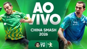 AO VIVO: TÊNIS DE MESA: HUGO CALDERANO NO CHINA SMASH 2026 | OITAVAS DE FINAL