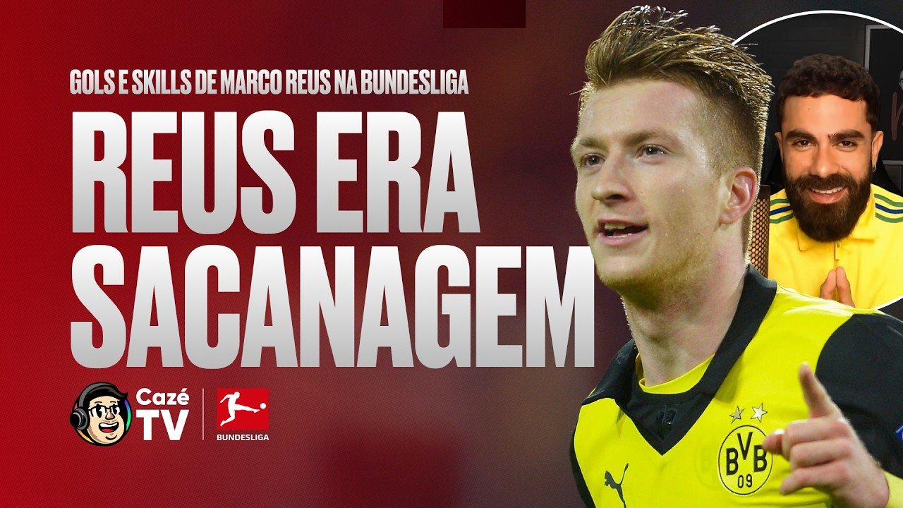 BRUNINHO REAGE AOS GOLS E SKILLS DE MARCO REUS NA BUNDESLIGA