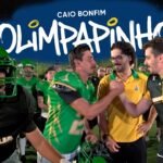 CAIO BONFIM E JOÃO BARETTO LEVAM UM SACODE NO FUTEBOL AMERICANO! | OLIMPAPINHO