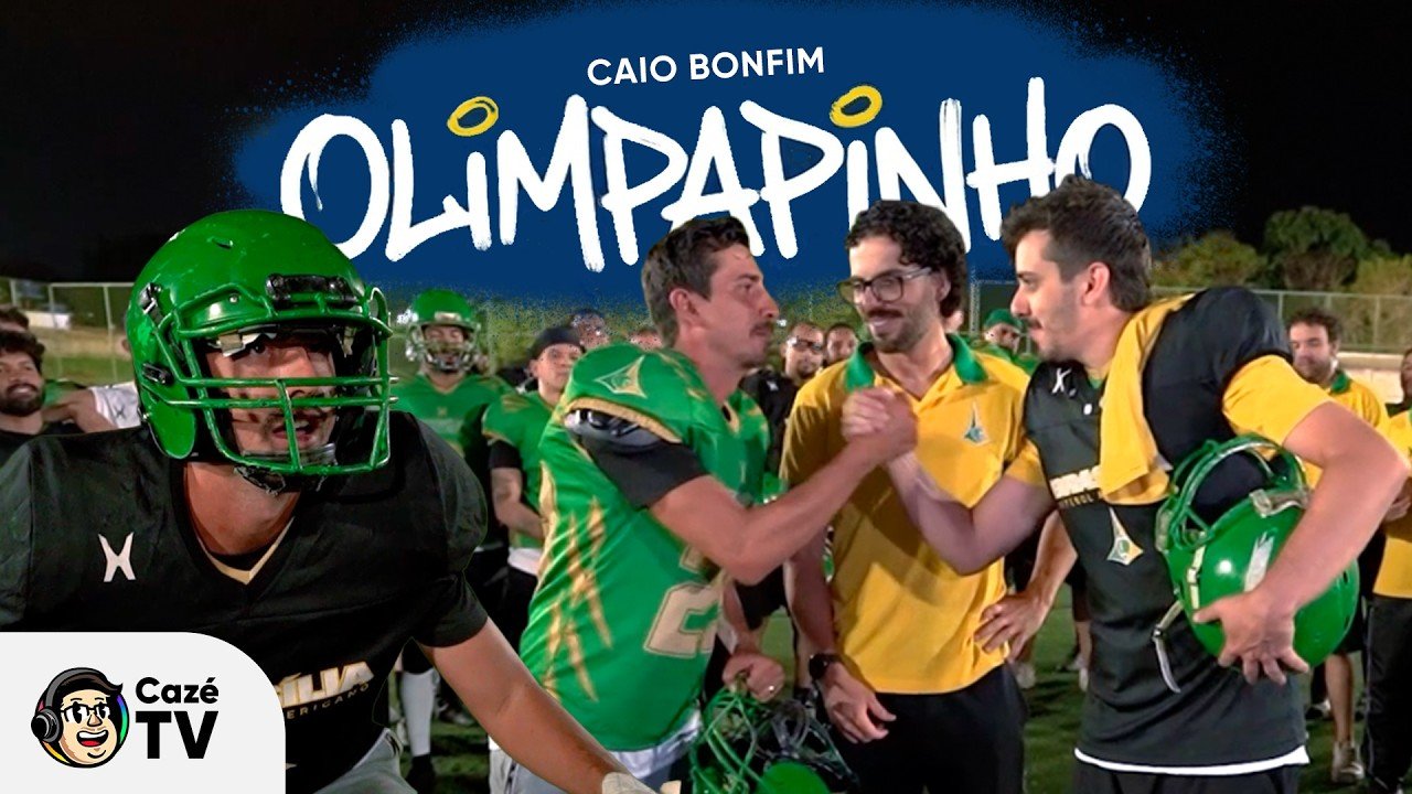 CAIO BONFIM E JOÃO BARETTO LEVAM UM SACODE NO FUTEBOL AMERICANO! | OLIMPAPINHO