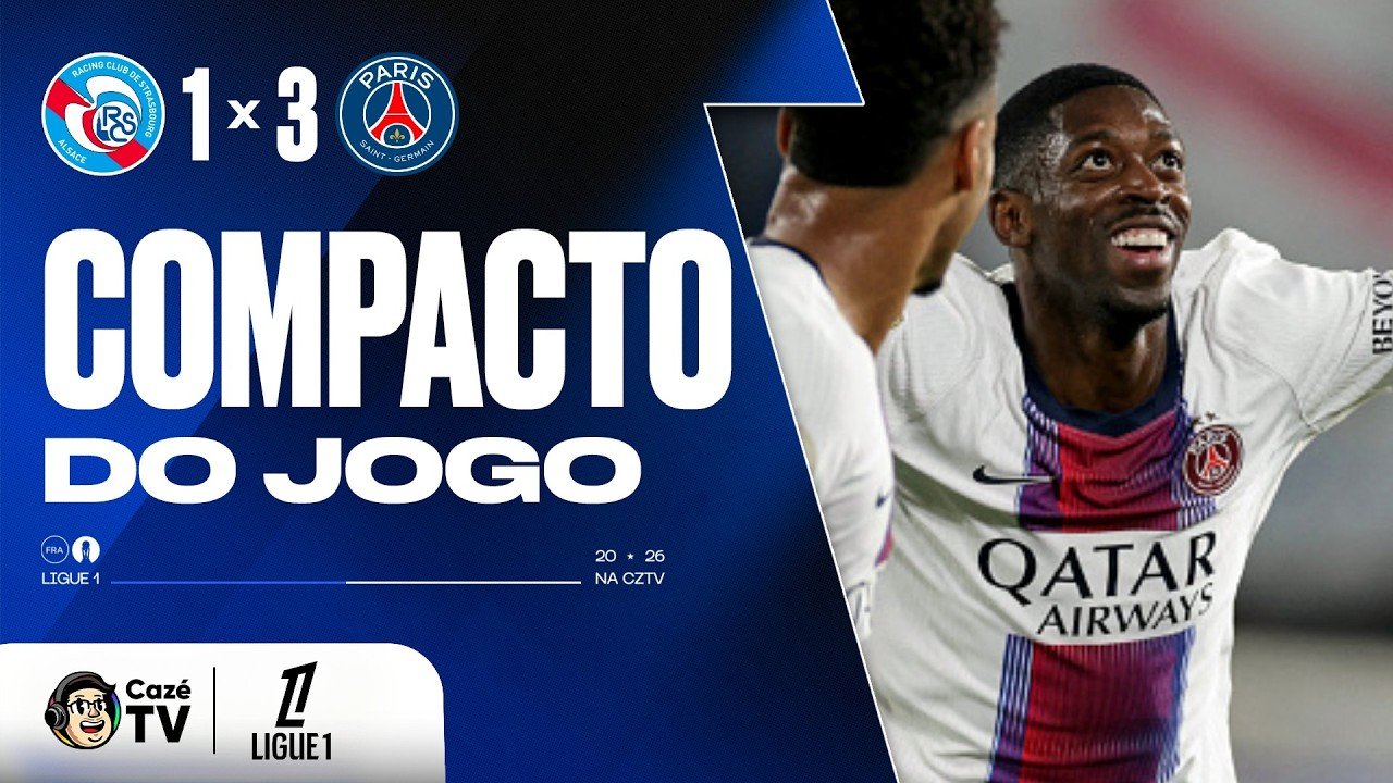 COMPACTO: STRASBOURG 1 X 3 PSG | LIGUE 1 26/27 | 7ª RODADA
