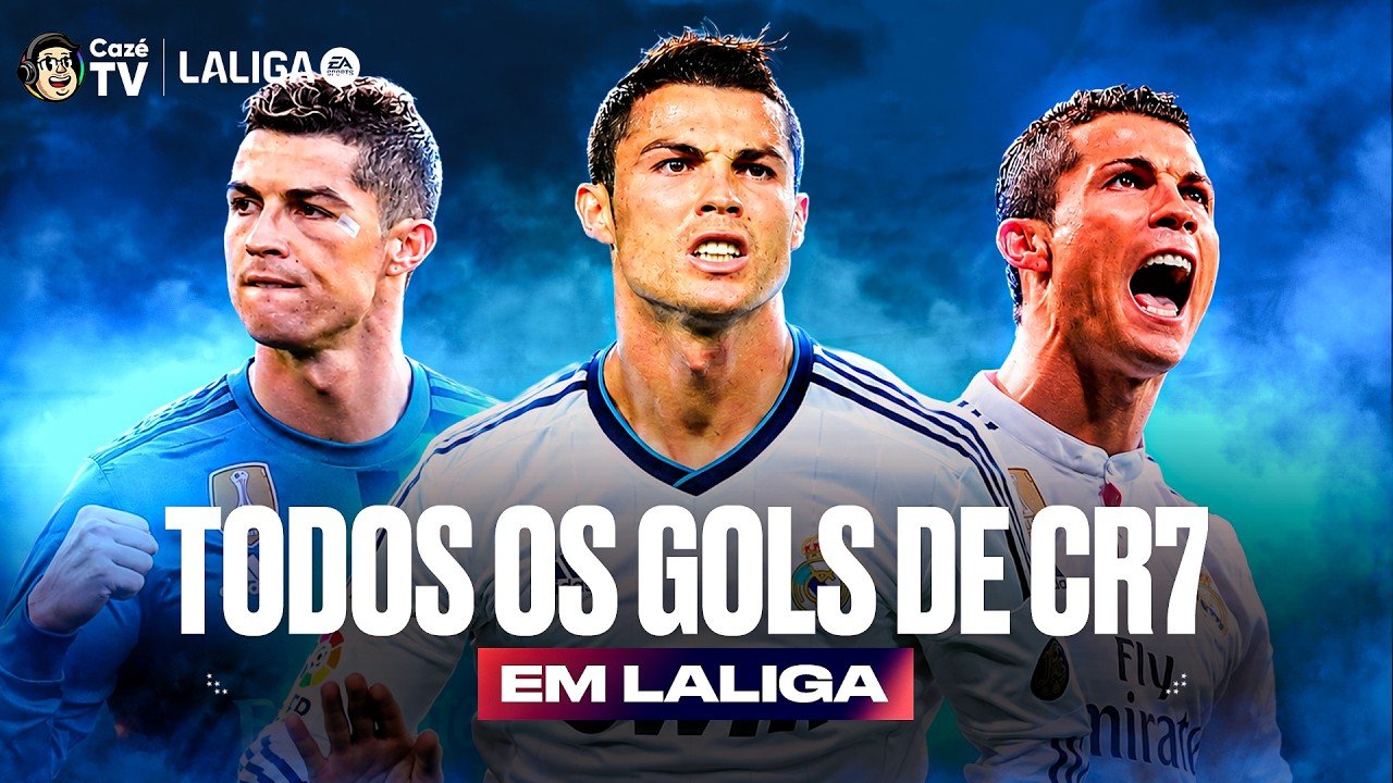 CR7 NO REAL MADRID ERA UM ABSURDO! TODOS OS GOLS DE CRISTIANO RONALDO EM LALIGA