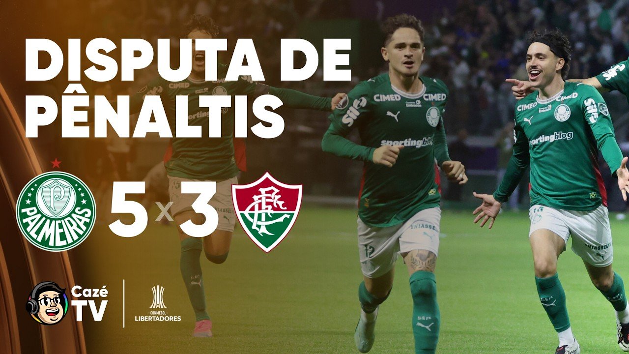 DISPUTA DE PÊNALTIS: PALMEIRAS 0 (5) X (3) 1 FLUMINENSE | SEMI (VOLTA) | CONMEBOL LIBERTADORES 2026