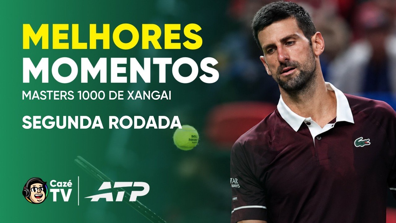 DJOKOVIC CAI LOGO NA ESTREIA! ZVEREV E SHELTON AVANÇAM | DIA 3 | MASTERS 1000 DE XANGAI