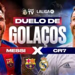 DUELO DE GOLAÇOS: MESSI X CRISTIANO RONALDO! QUEM FEZ OS GOLS MAIS ABSURDO DA LALIGA?