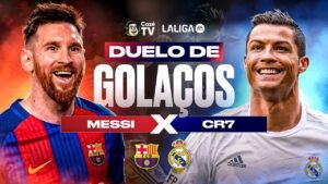 DUELO DE GOLAÇOS: MESSI X CRISTIANO RONALDO! QUEM FEZ OS GOLS MAIS ABSURDO DA LALIGA?