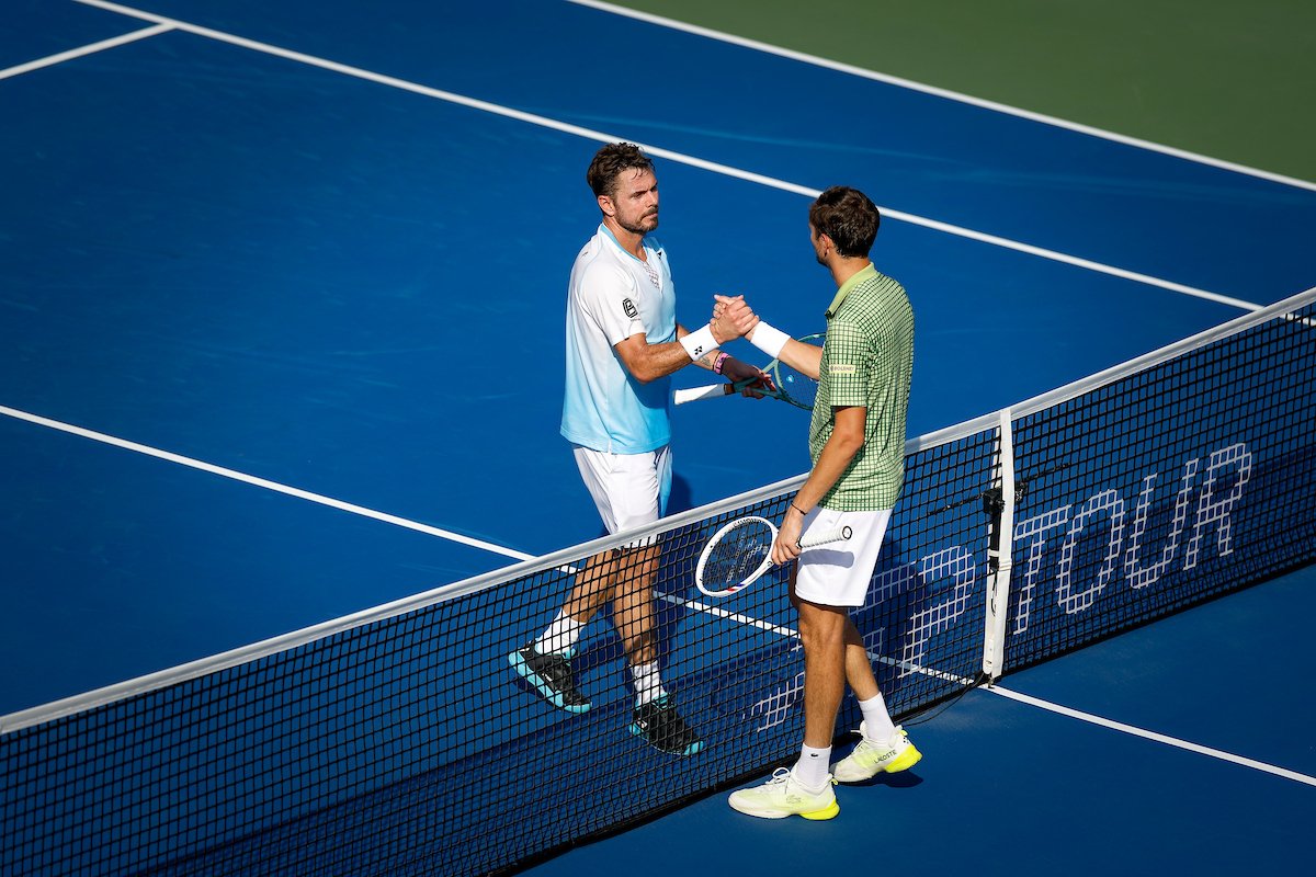 Medvedev se compara a Wawrinka e destaca carreira do suíço