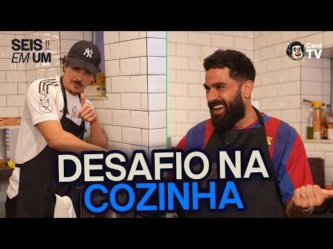 EL CLÁSICO INVADIU A COZINHA! CHICO MOEDAS X B10, QUEM LEVA A MELHOR? | DESAFIOS SEIS EM UM
