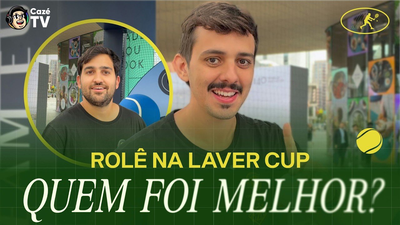 FOMOS TESTAR AS ATRAÇÕES DA LAVER CUP! SERÁ QUE LEVAMOS JEITO?