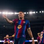 Gabriel Jesus se destaca no Barcelona e só fica atrás de Raphinha em participação de gols