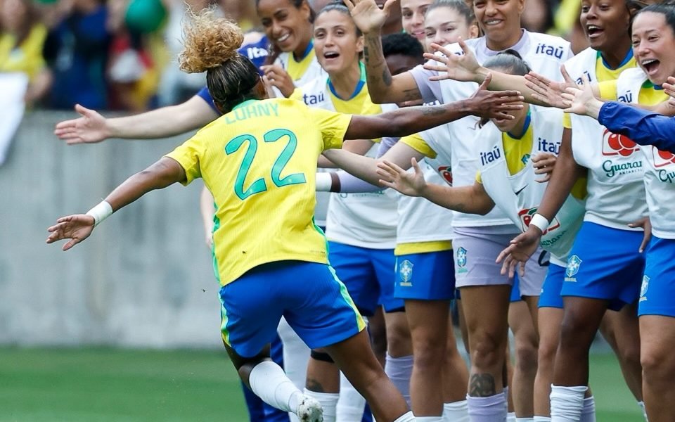 Seleção Brasileira Feminina vence a Argentina em amistoso no Beira-Rio