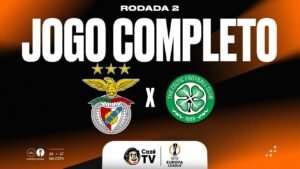 JOGO COMPLETO: BENFICA X CELTIC | EUROPA LEAGUE 26/27 | 2ª RODADA