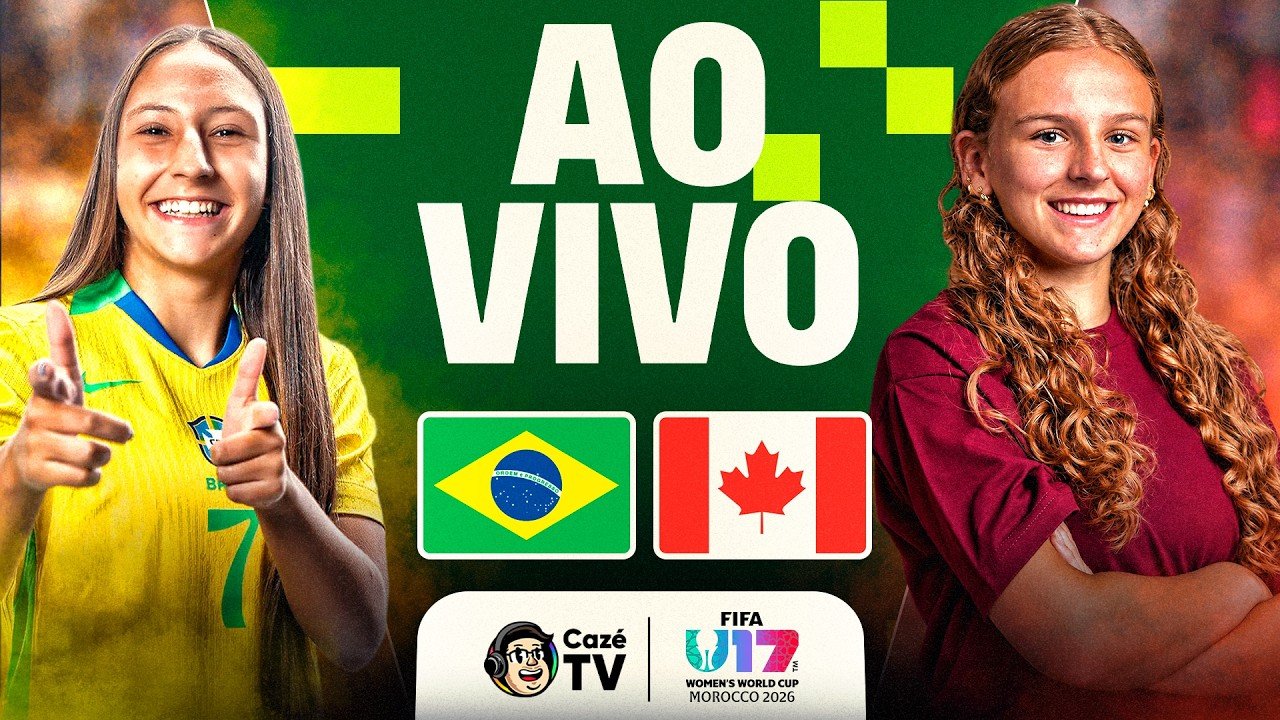 JOGO COMPLETO: CANADÁ X BRASIL | COPA DO MUNDO FEMININA SUB-17 FIFA 2026 | 1ª RODADA