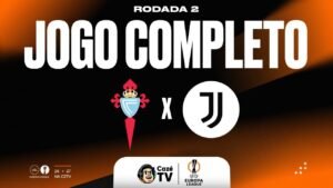 JOGO COMPLETO: CELTA X JUVENTUS | EUROPA LEAGUE 26/27 | 2ª RODADA