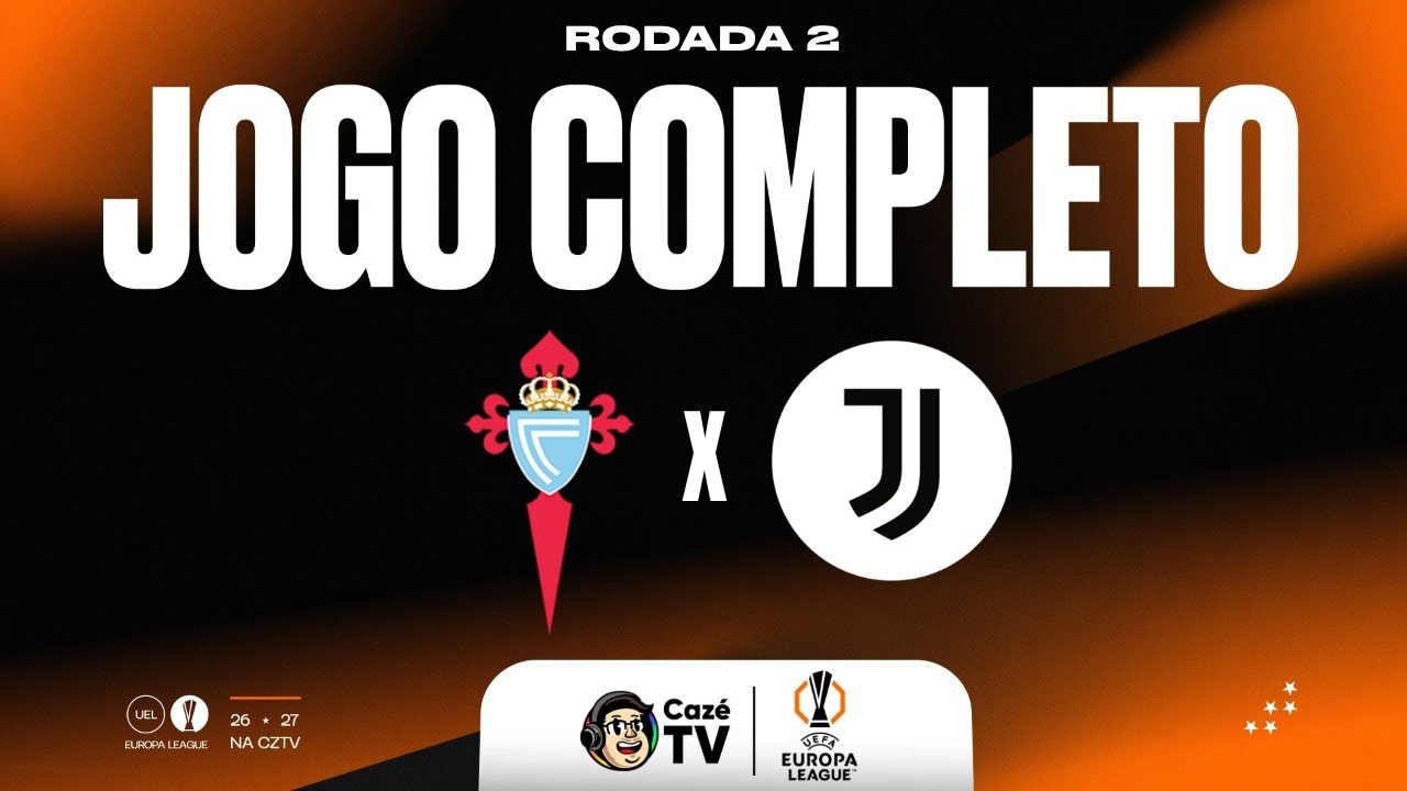 JOGO COMPLETO: CELTA X JUVENTUS | EUROPA LEAGUE 26/27 | 2ª RODADA