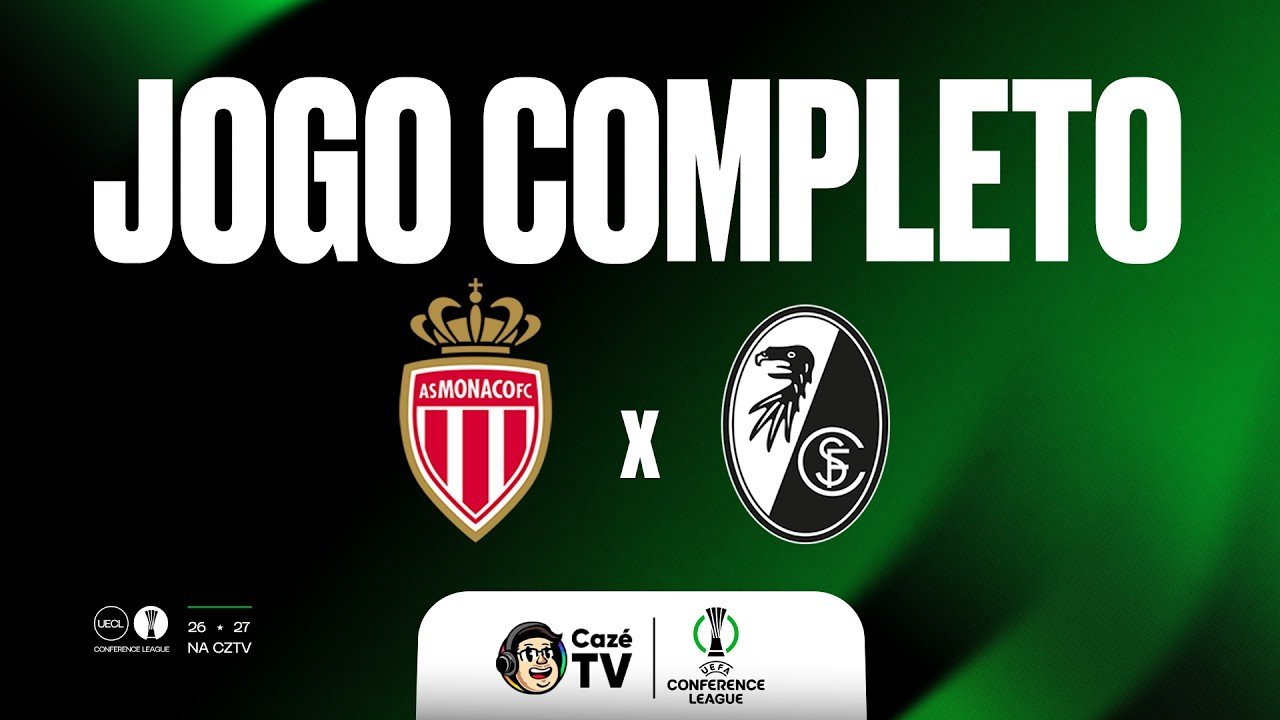 JOGO COMPLETO: MÔNACO X FREIBURG | CONFERENCE LEAGUE 26/27 | 2ª RODADA